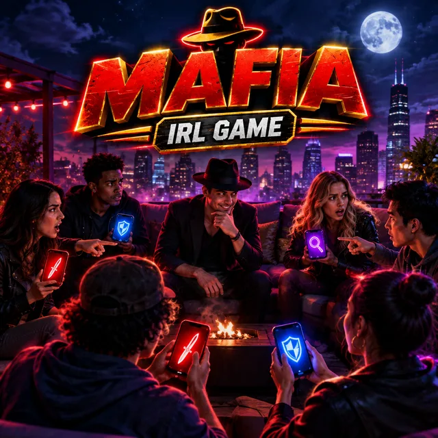 Mafia social deduction party game
