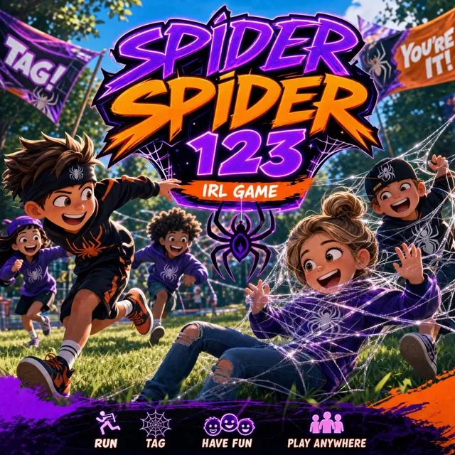 Spider Spider 123 real-world party game